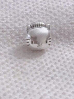Hello Kitty 925 Silver Charm for Pandora Bracelets